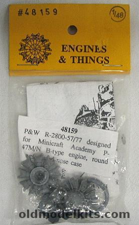 Engines & Things 1/48 Pratt & Whitney R-2800-57/77 Double Wasp Engine, 48159 plastic model kit